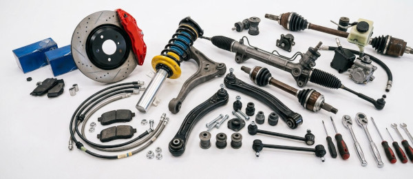 brake, suspension and steering parts